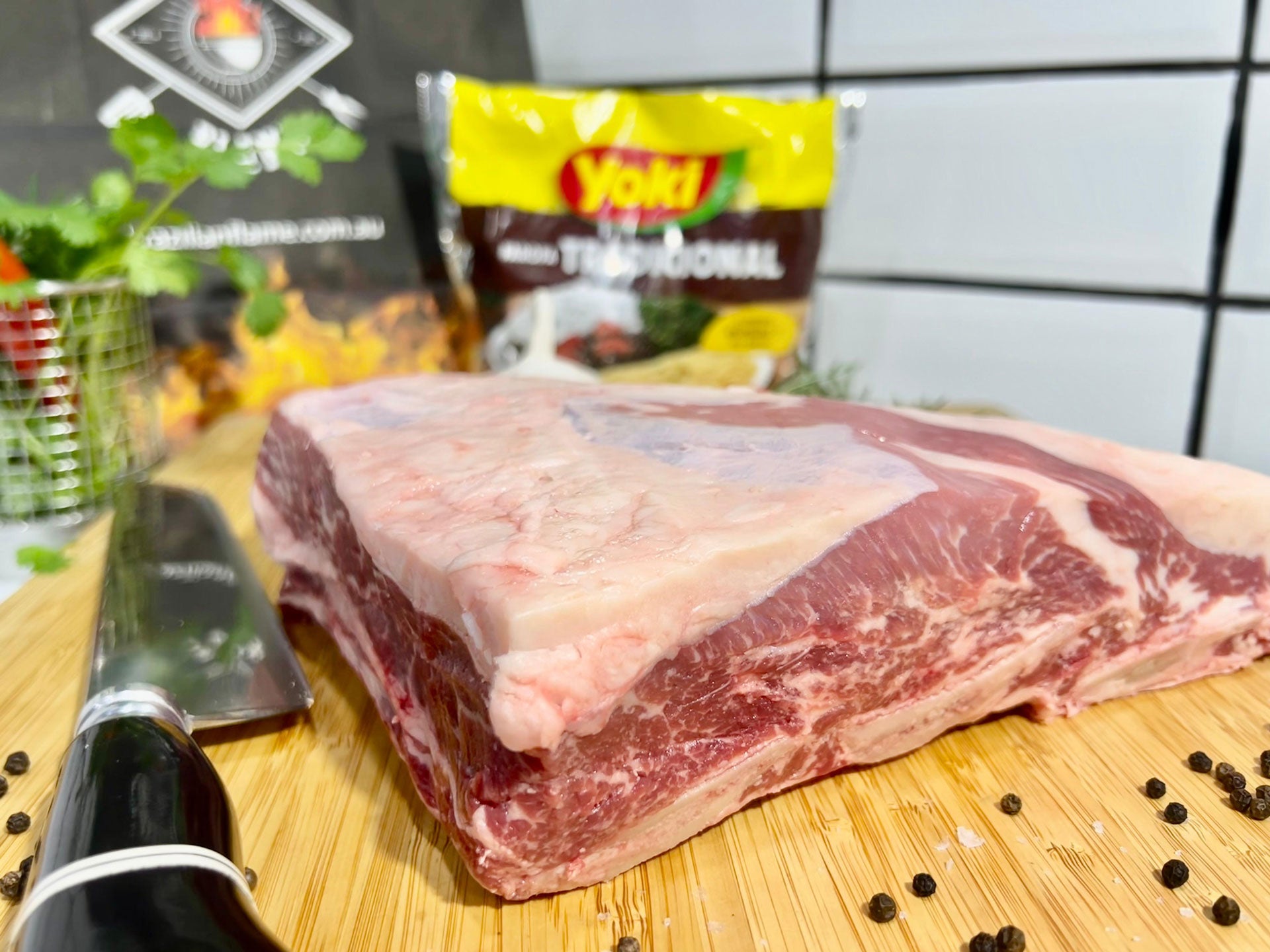 Costela beef short ribs
 at Brazilian butcher in Dee Why