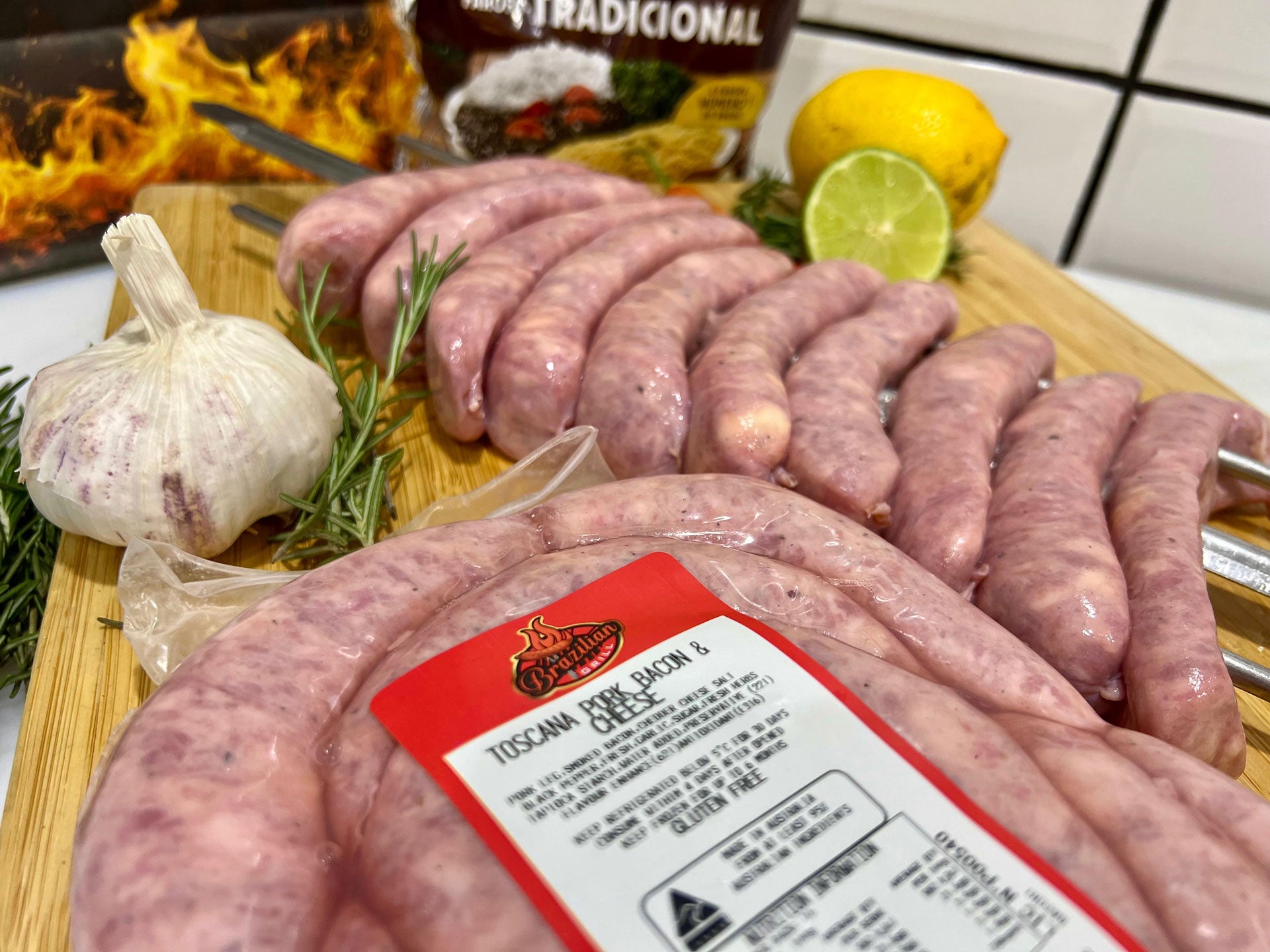 Linguiça Toscana sausage at Brazilian butcher in Dee Why